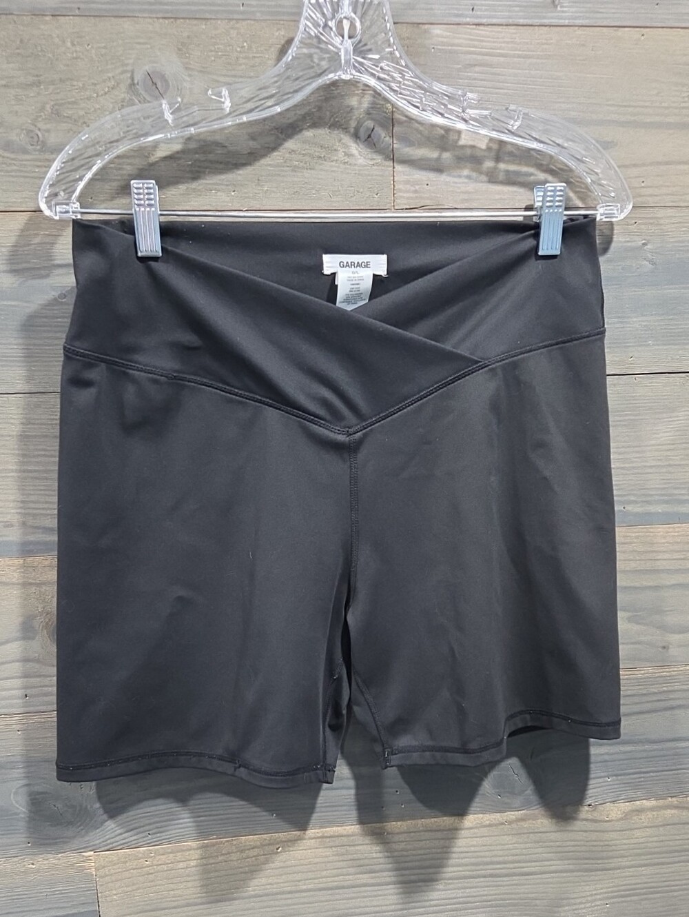 Garage Black V-Waist Bike Shorts